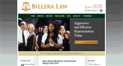 Desktop Screenshot of billeralaw.com